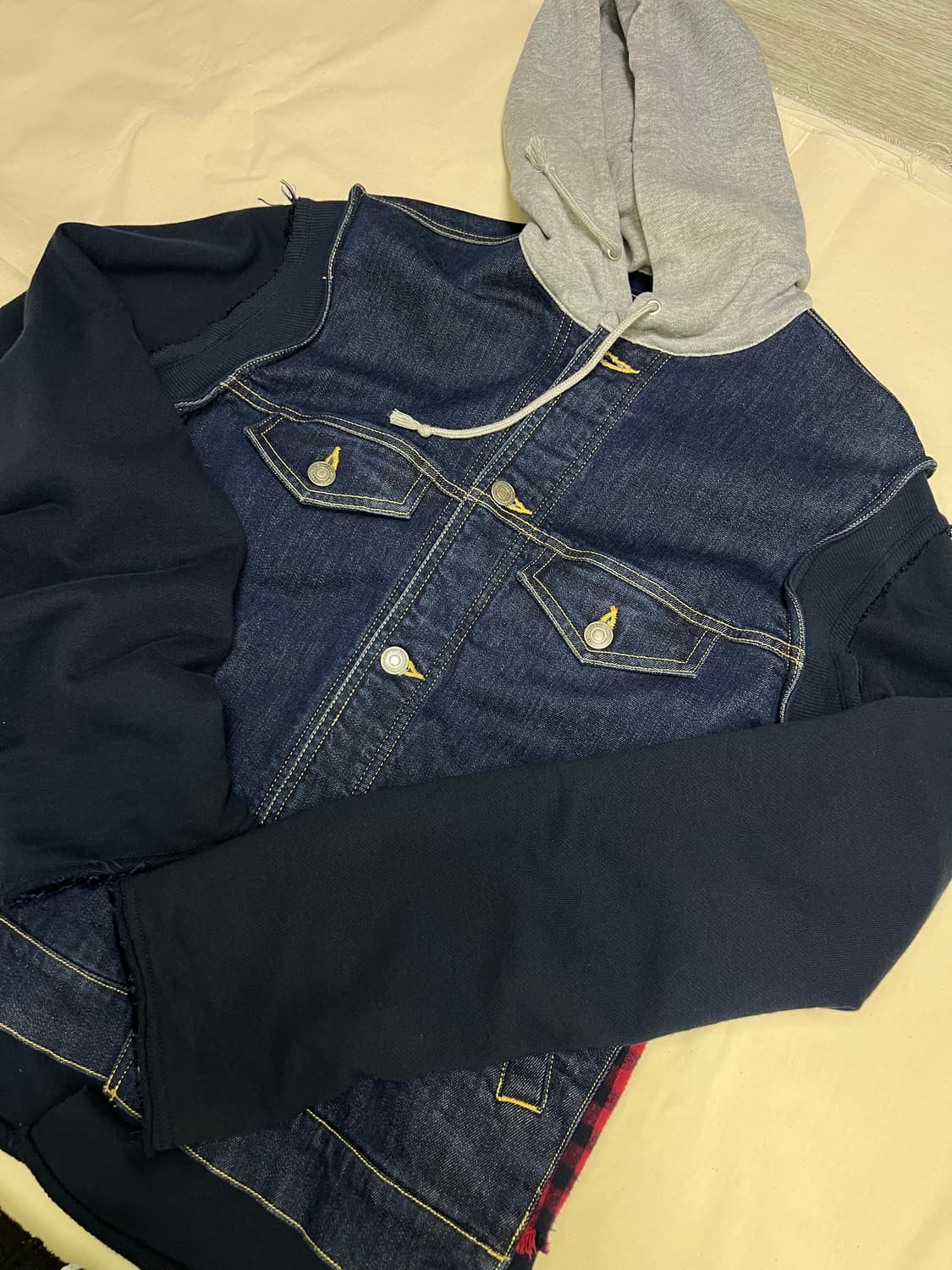 존 언더커버 19SS 도킹 레이어드 데님자켓 상품이미지3