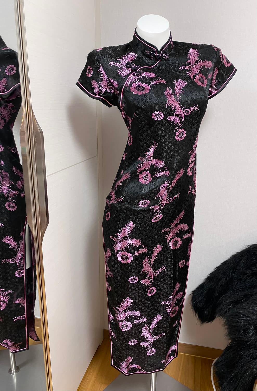 바디라인 bodyline 치파오 드레스 차이나 오리엔탈 펑크 고딕 갸루 상품이미지2