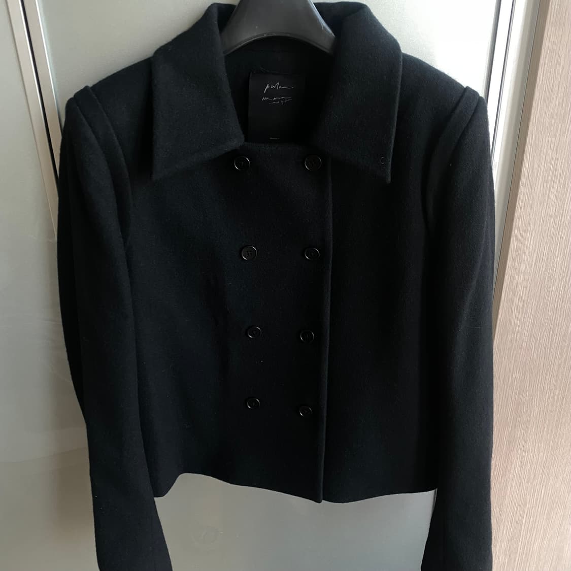 Pula 뿔라 더블 자켓 블랙 상품이미지8