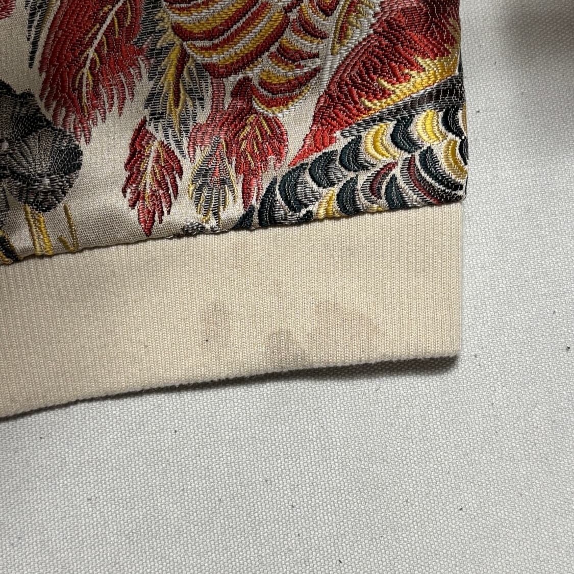 3XL jpn 플라워 자수 스카쟌 상품이미지5