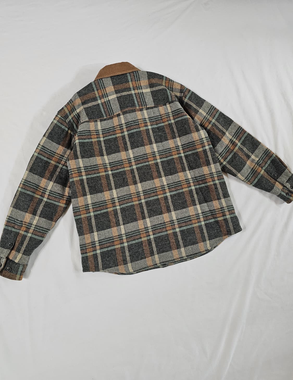 [110,XXL] series 코오롱 시리즈 코듀로이 체크 패딩 셔츠 상품이미지6