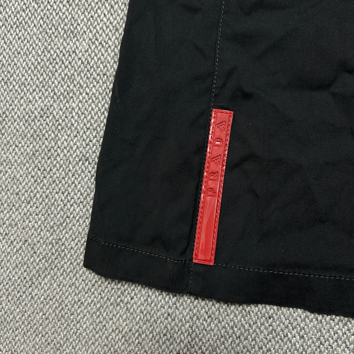 프라다 우먼스 코튼 나일론 혼방 테크니컬 셔츠(S) 상품이미지4