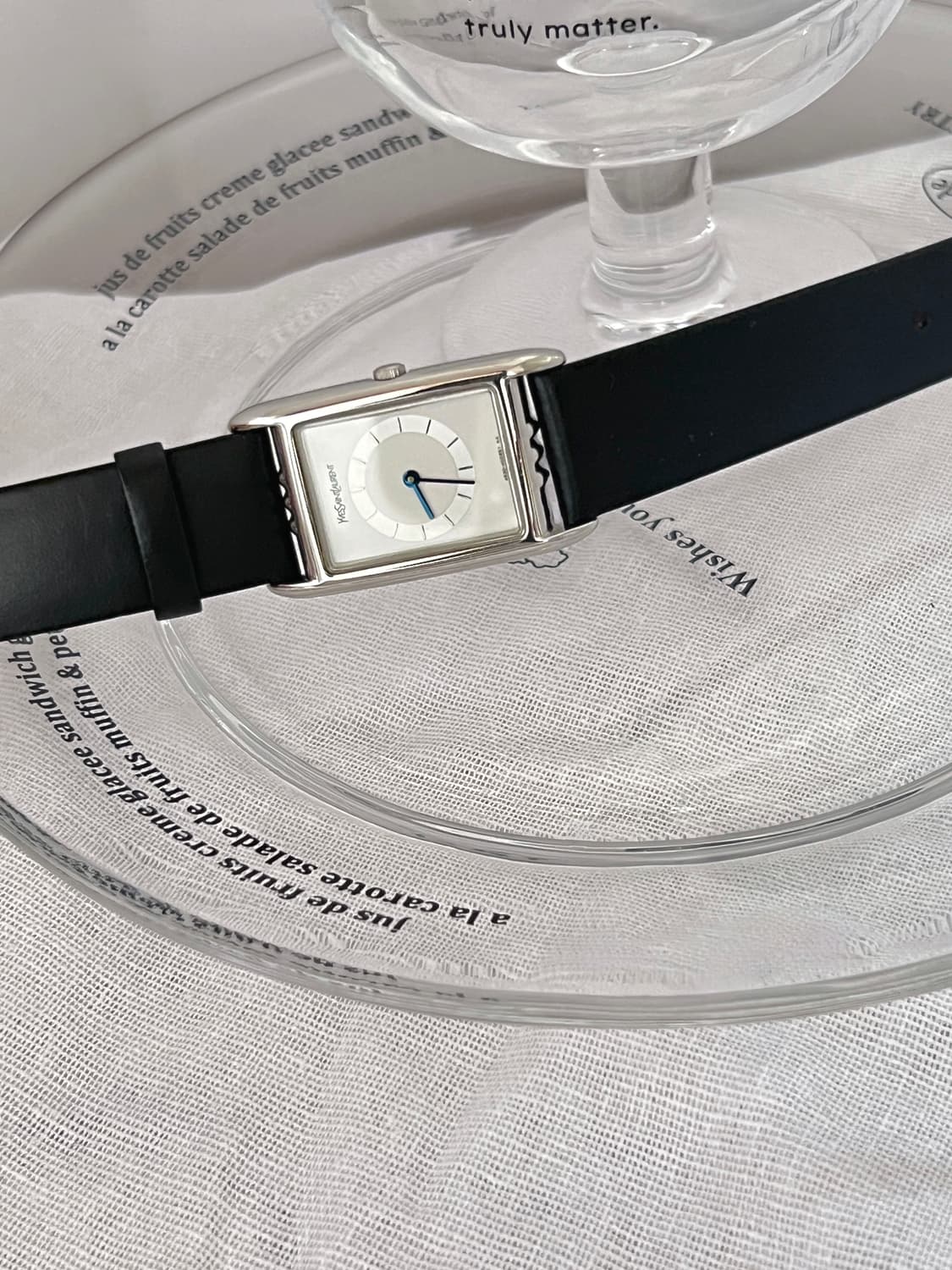 생로랑 렉탱글 시계 (남여공용) / 정품감정, 케어 상품이미지8
