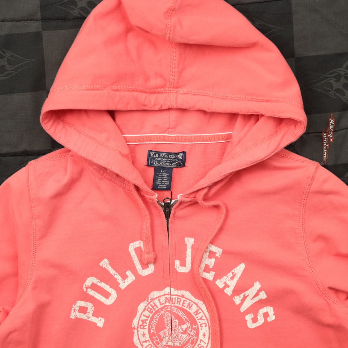 폴로 진스 후드집업 우먼L B111 상품이미지2