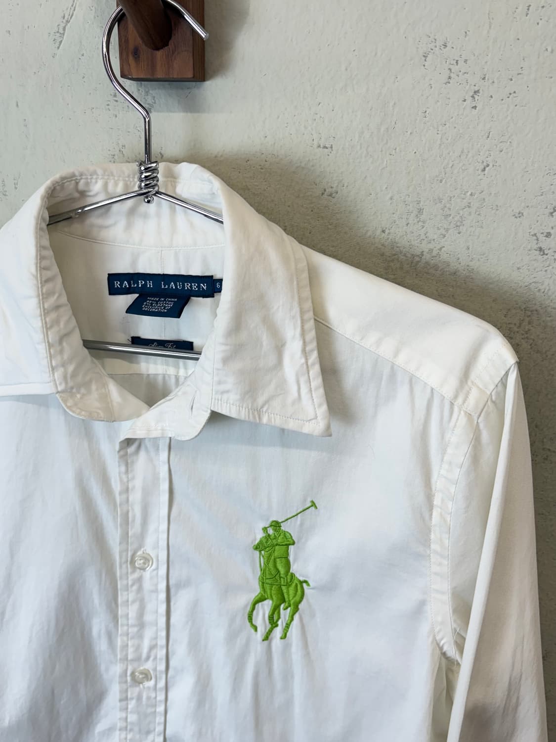 폴로랄프로렌 빈티지 빅포니 화이트 셔츠 상품이미지5