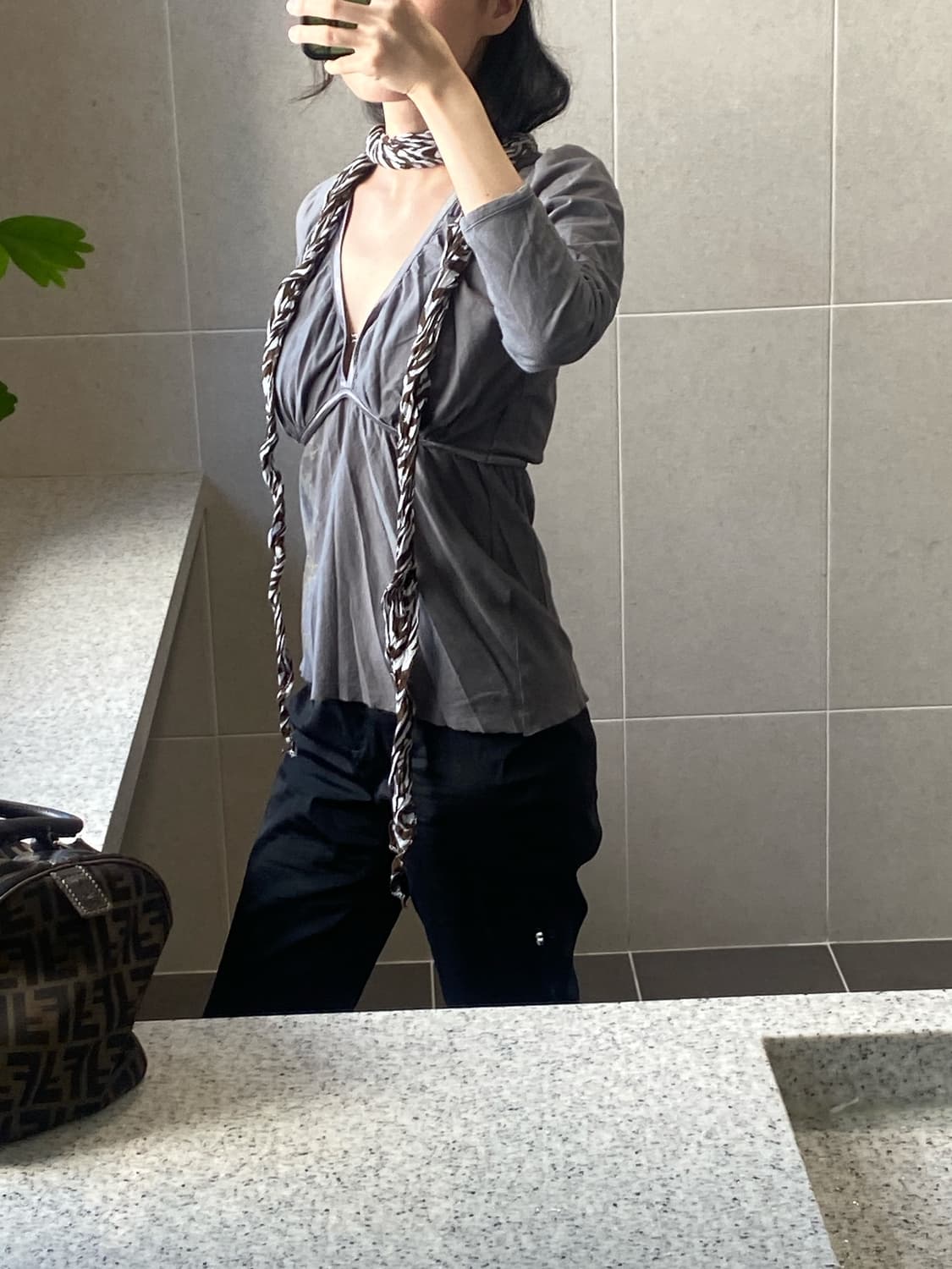 지브라 스카프 상품이미지4