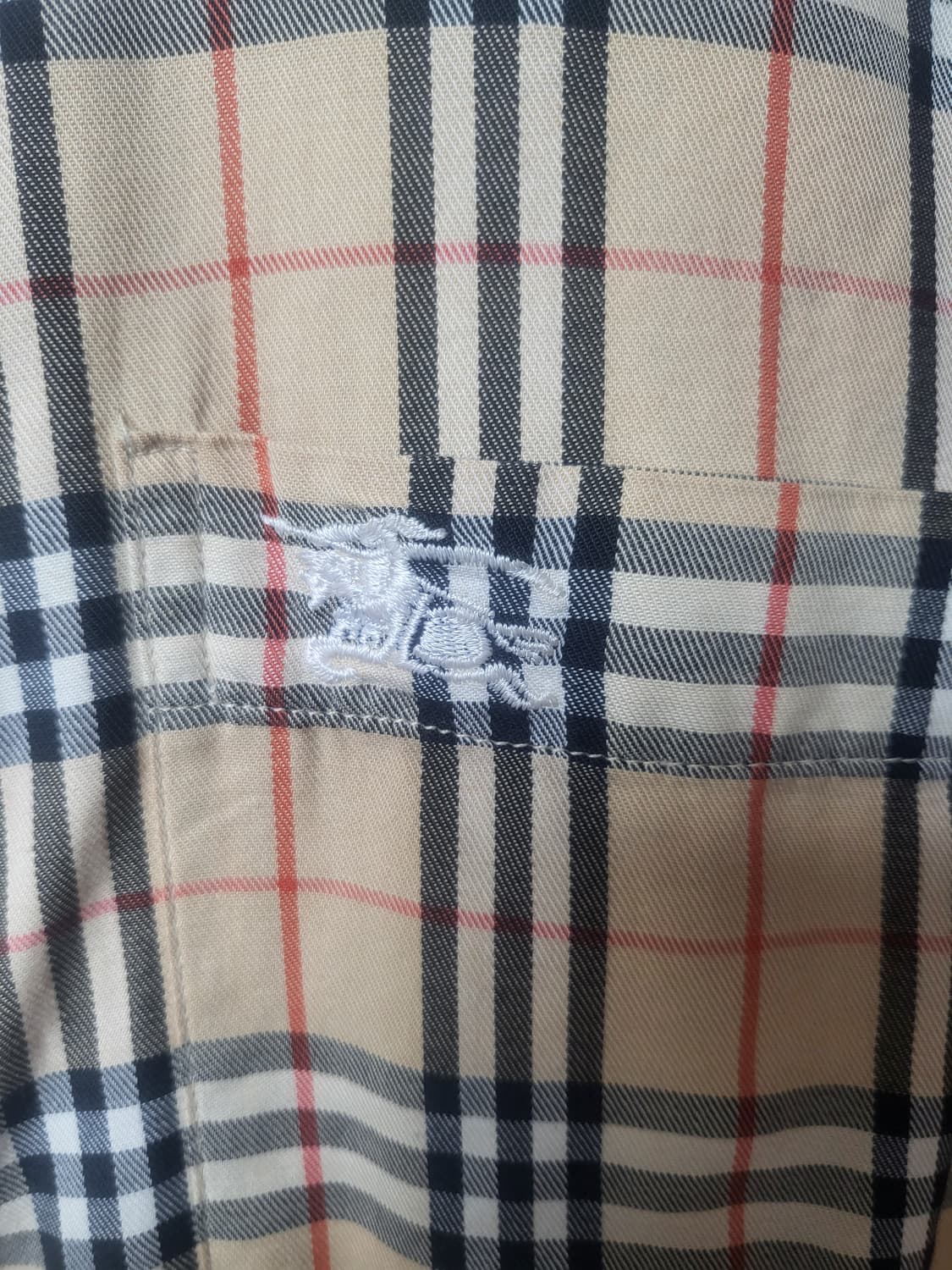 버버리 체크 셔츠 XL 상품이미지2