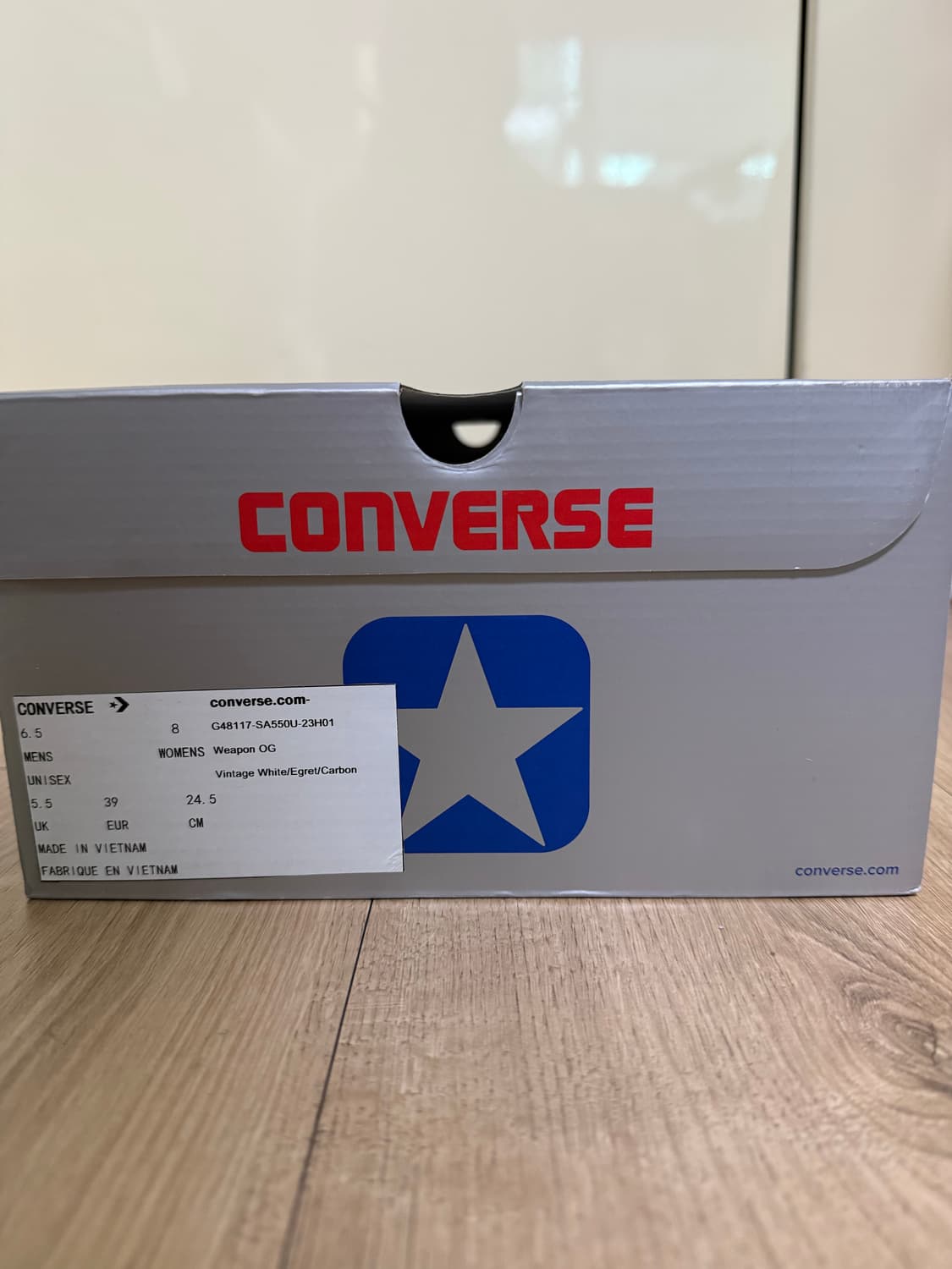 카시나 x 컨버스 웨폰 빈티지화이트 245 상품이미지5