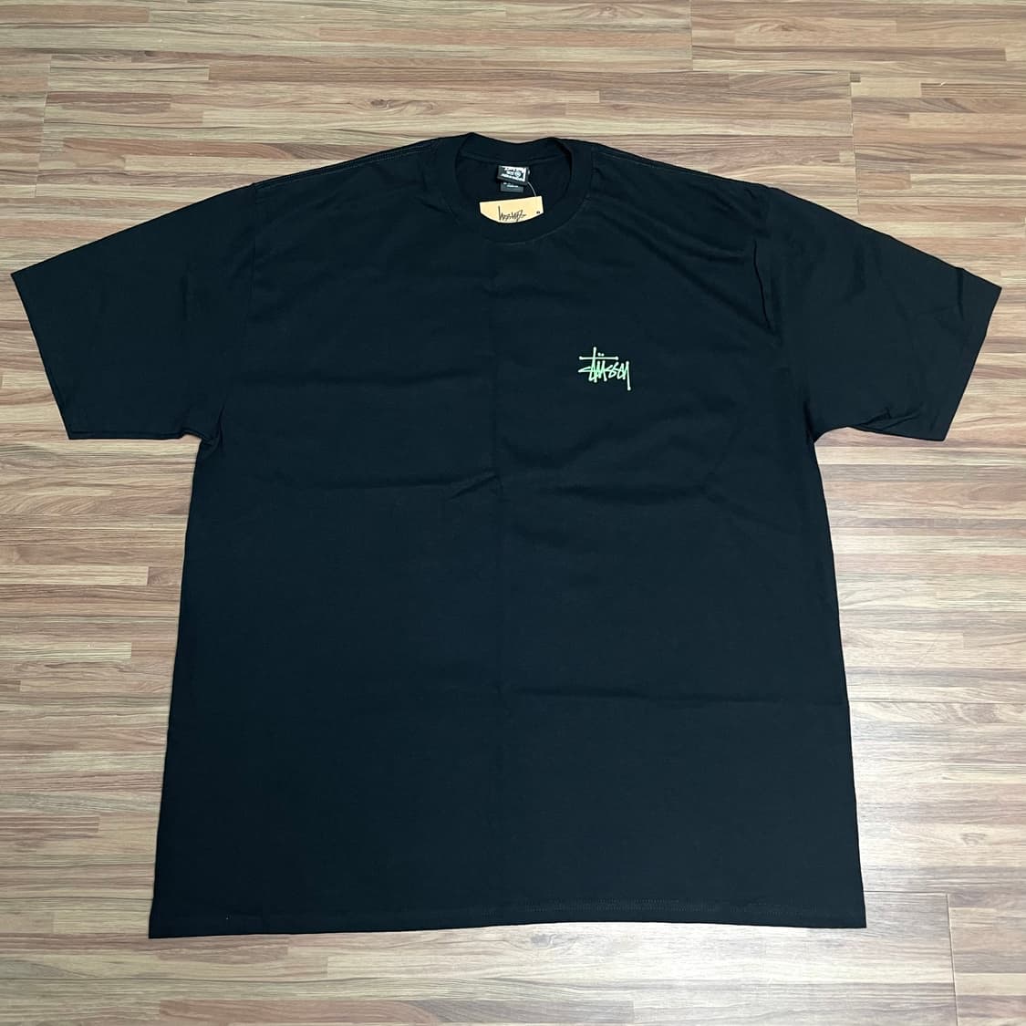 새상품 스투시 stussy 엑스레이 피싱 블랙 반팔 반팔티 티셔츠 xxl 상품이미지3