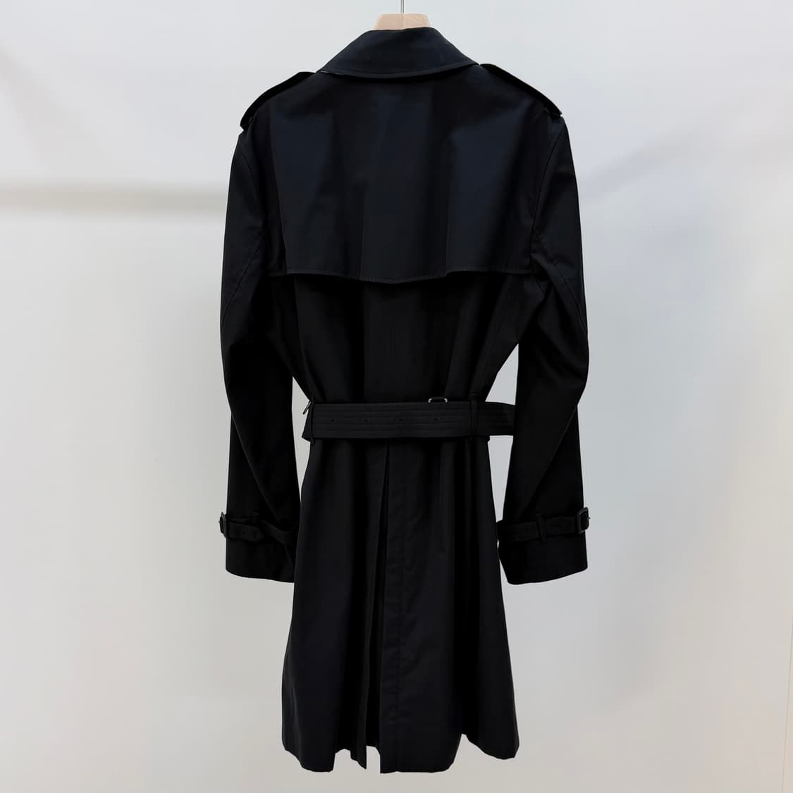 [S+급/52] 버버리 첼시 헤리티지 롱 트렌치 코트 블랙 상품이미지6