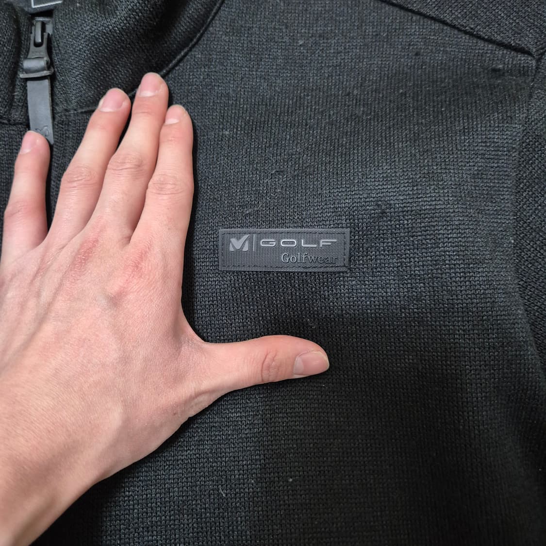 밀레 골프 방풍 플리스 후리스 집업자켓 XL(105) 상품이미지5