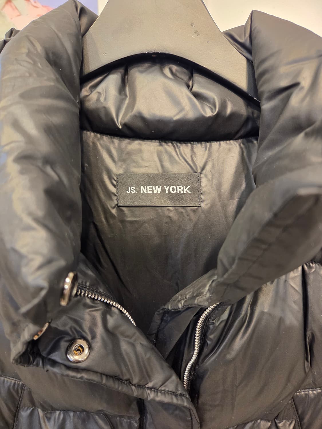 JS.NEW YORK JS뉴욕 오버핏 후드 집업 패딩 베스트 상품이미지3