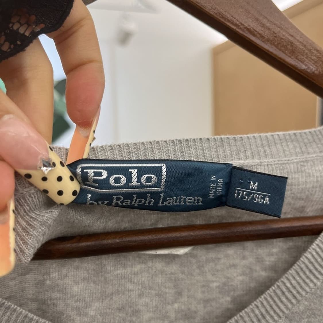 폴로 랄프로렌 모던 캐주얼 레트로 빈티지 니트 M C09976 상품이미지5