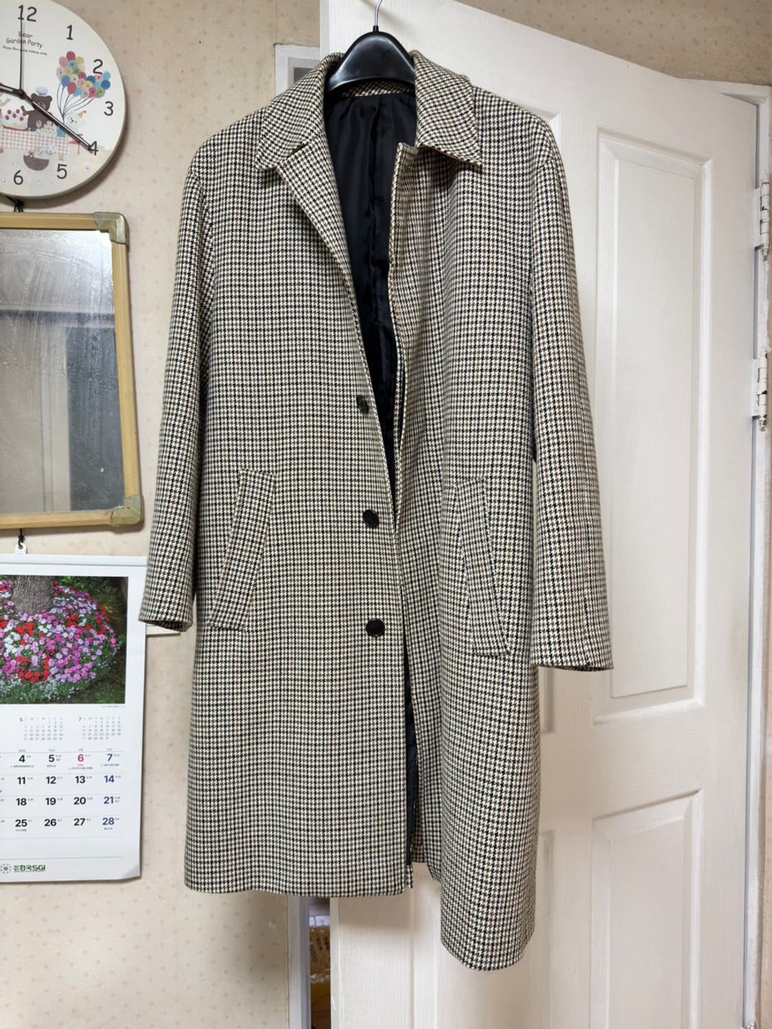 클럽모나코 체크코트 S 상품이미지3