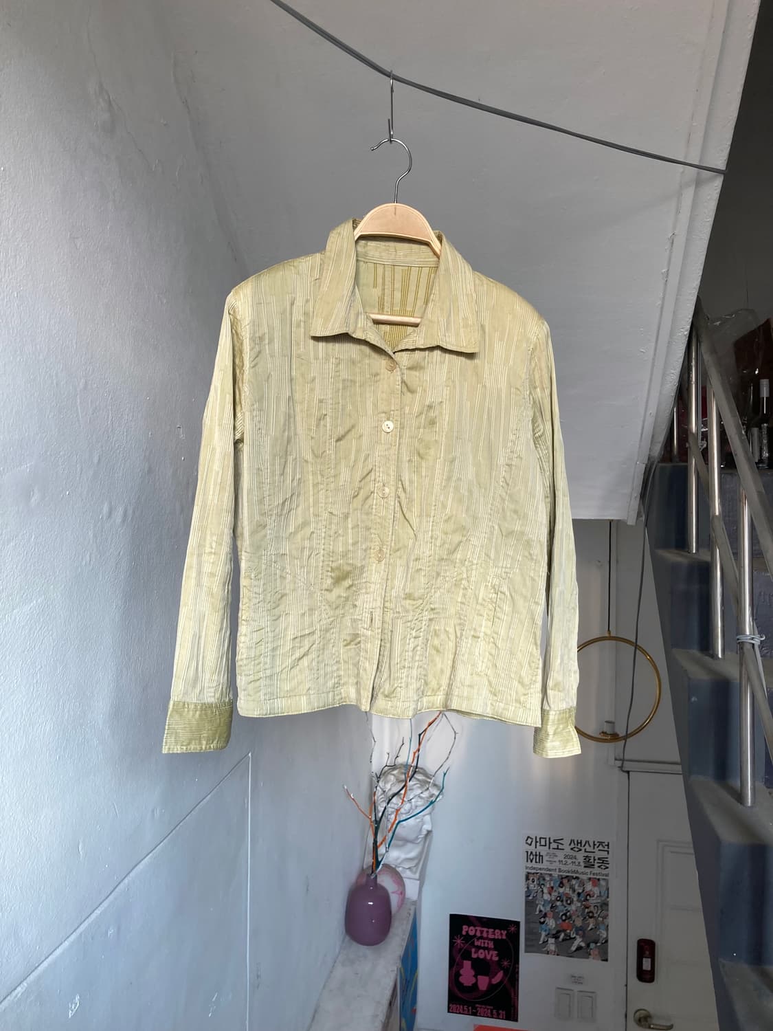 ✨새상품✨ 빈티지 에스닉 그린 자켓  상품이미지1