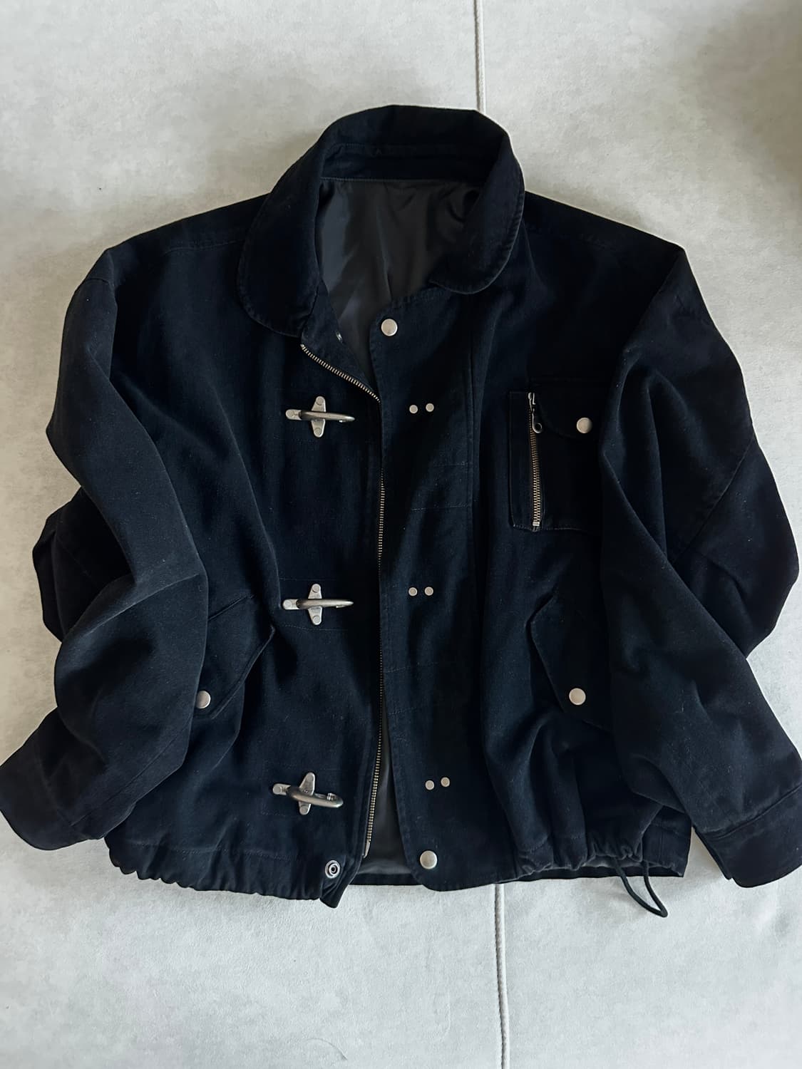 워시드 파이어맨 자켓 (워시드블랙) 상품이미지2