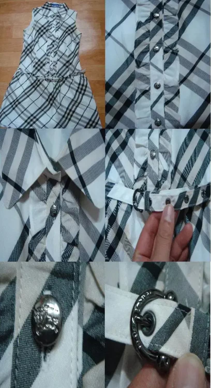버버리 블루라벨 벨티드 드레스(38 사이즈) 상품이미지3