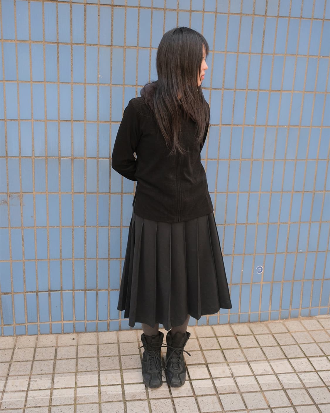 95aw Fur collar zip-up top 상품이미지1