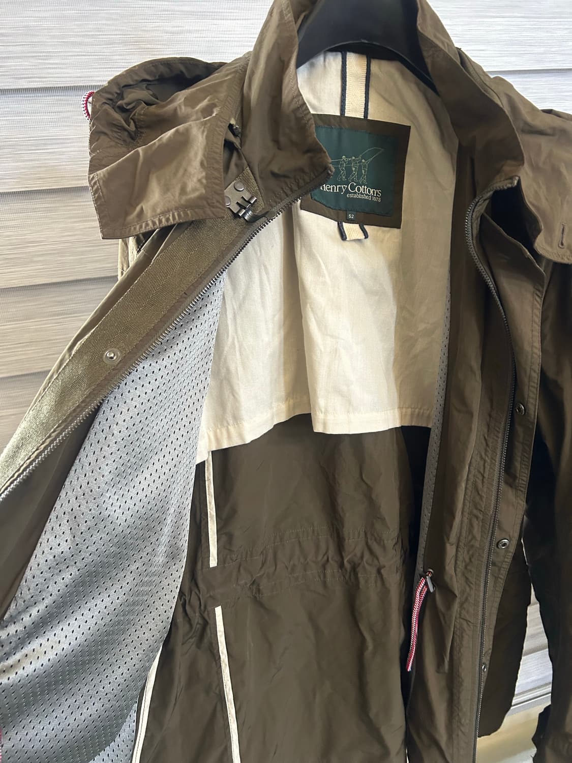 헨리코튼 카키 야상 점퍼 105 상품이미지3