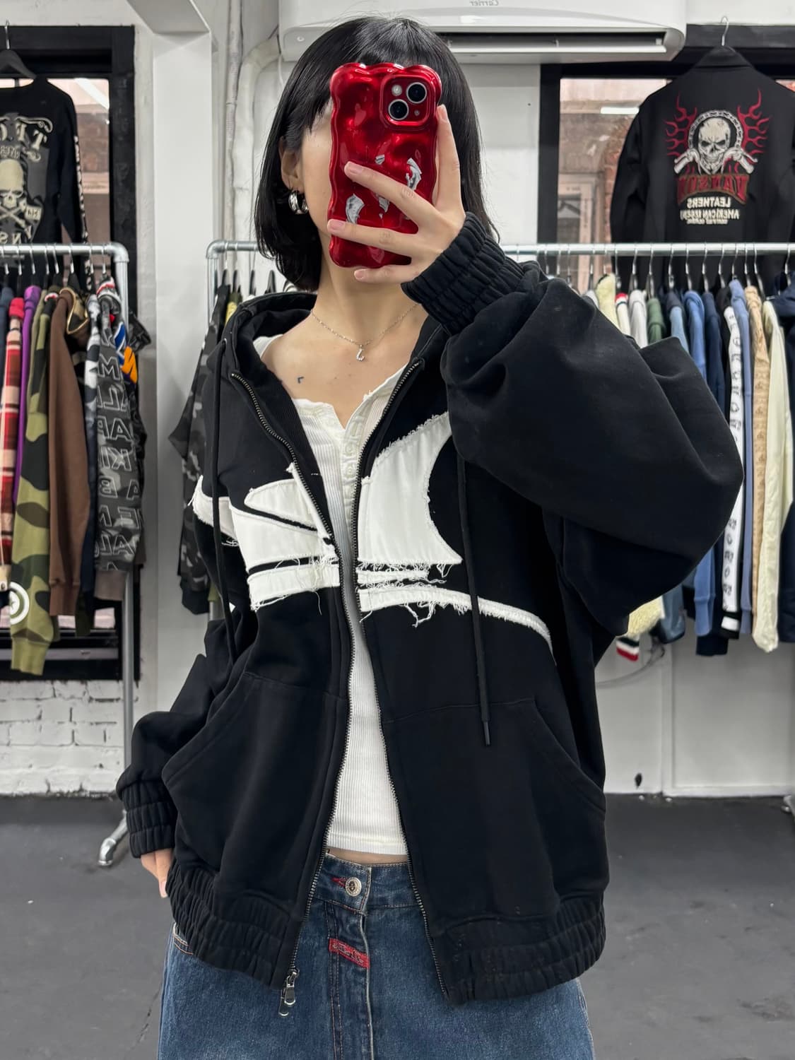 Glack 투웨이 후드집업 상품이미지3