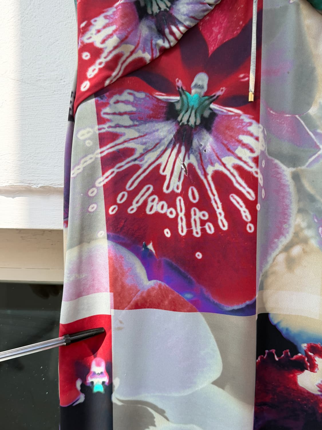 Roberto Cavalli 플로럴 그래픽 반팔 드레스 42 상품이미지4