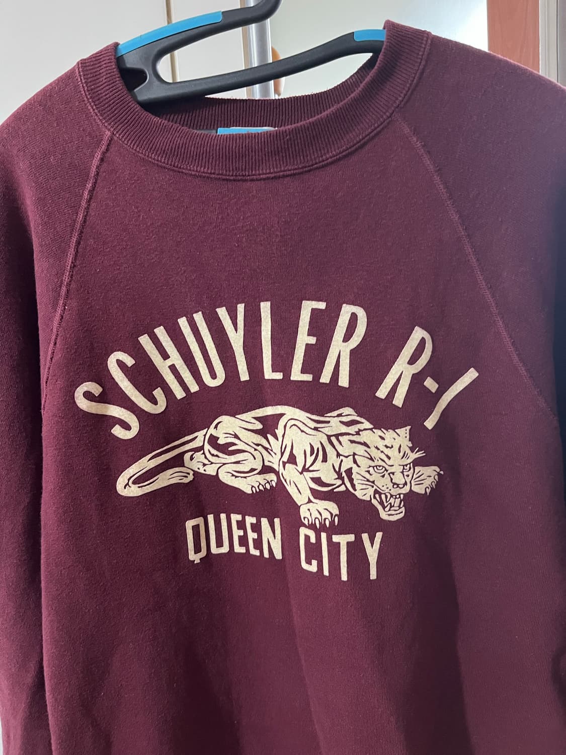 웨어하우스 버건디 스웻 맨투맨 상품이미지5