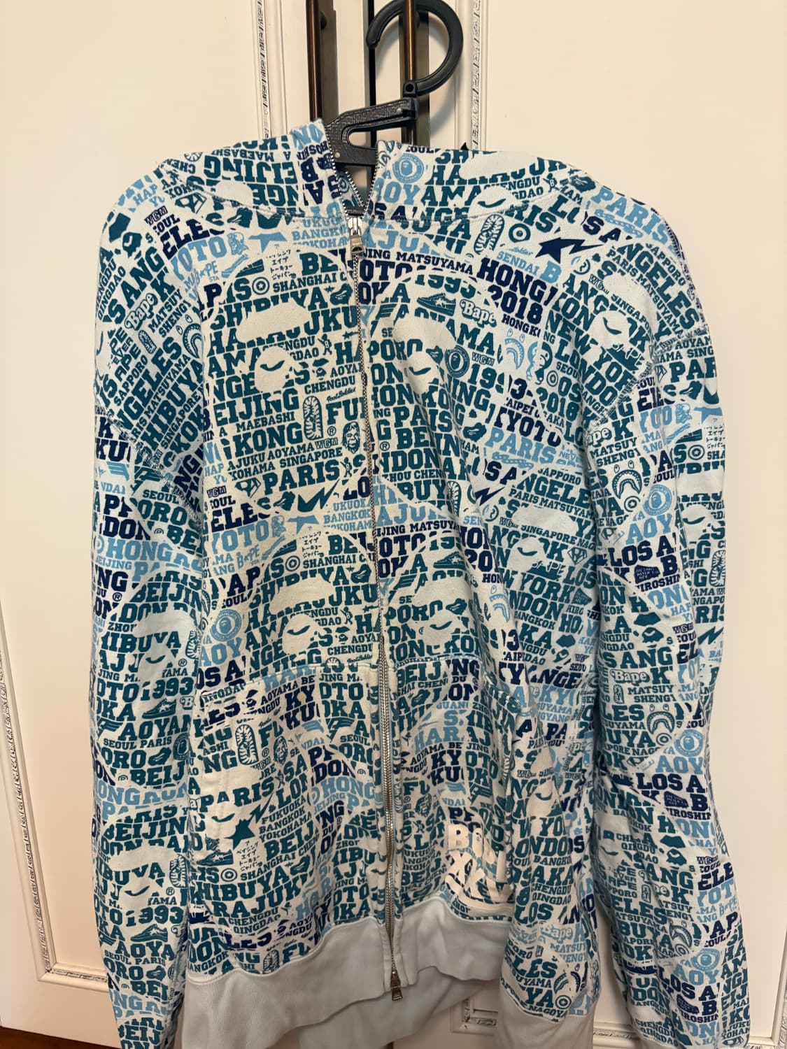 베이프 25주년 샤크 후드 XXL 상품이미지2