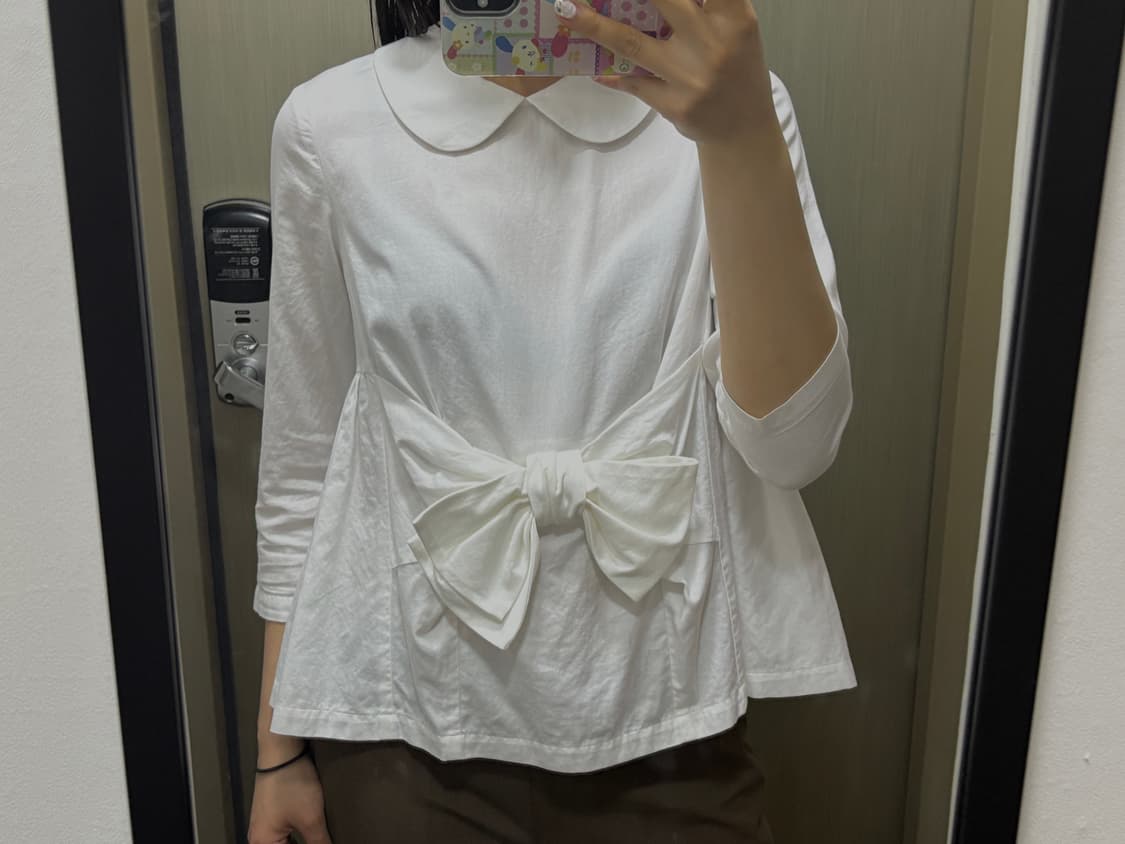 Comme des garcons ribbon blouse 상품이미지5