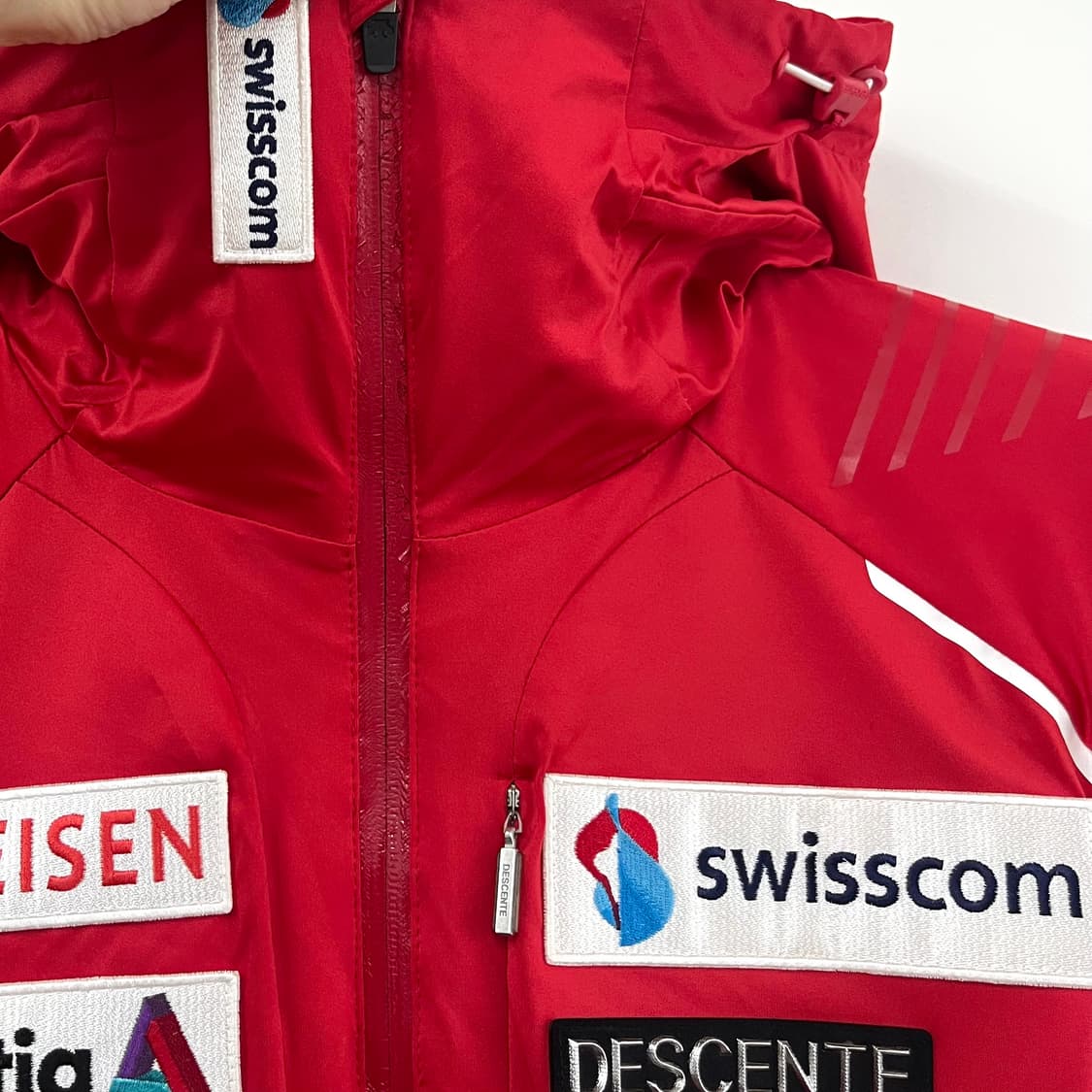 데상트 아우디 스위스 스키팀 헤비 덕다운 패딩 점퍼 상품이미지6