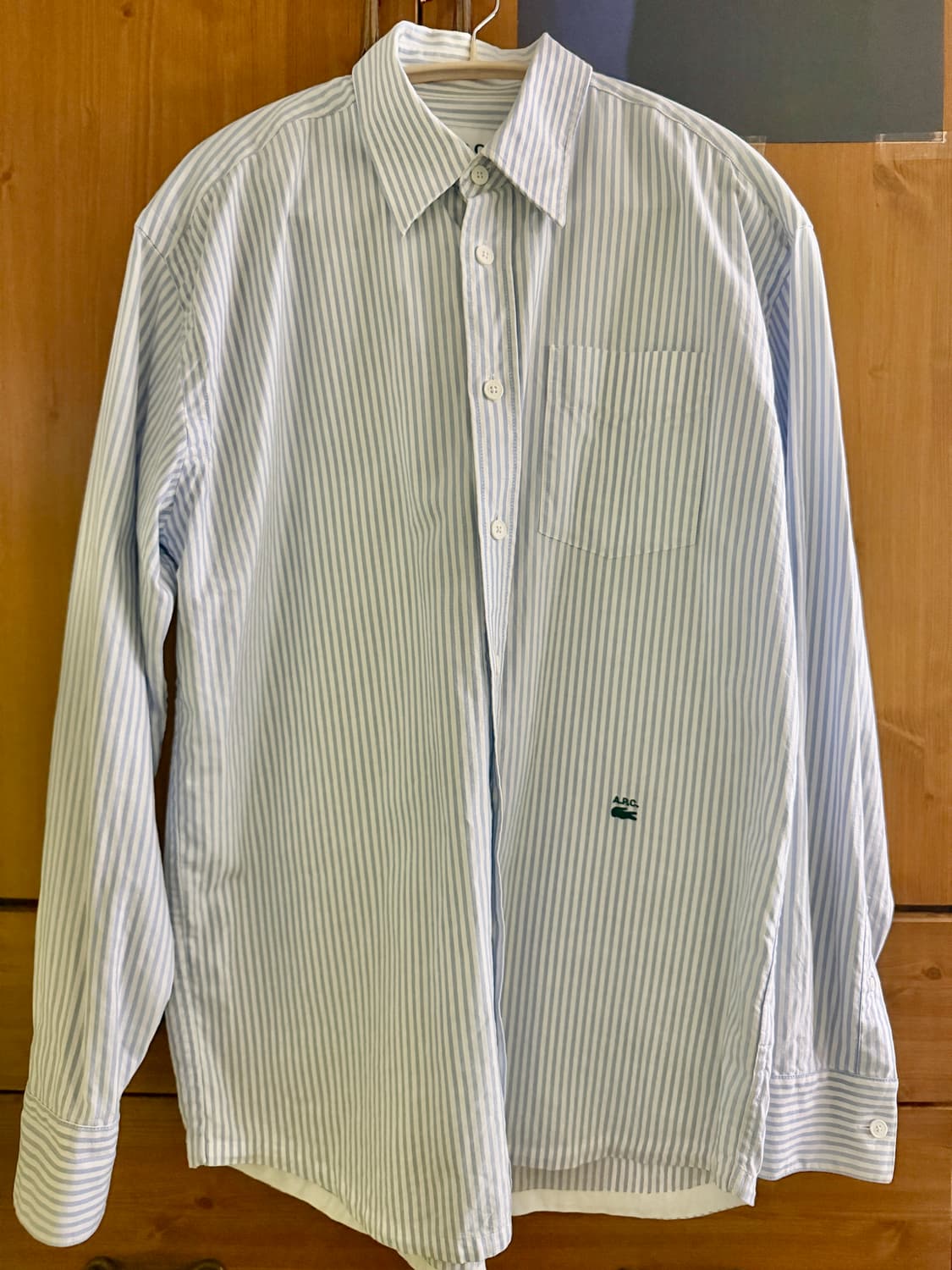 A.P.C. x Lacoste Striped Shirt 상품이미지2