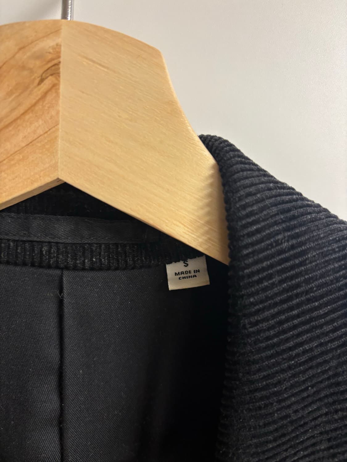 [S] 유니클로 U 코듀로이 자켓 블랙 상품이미지5