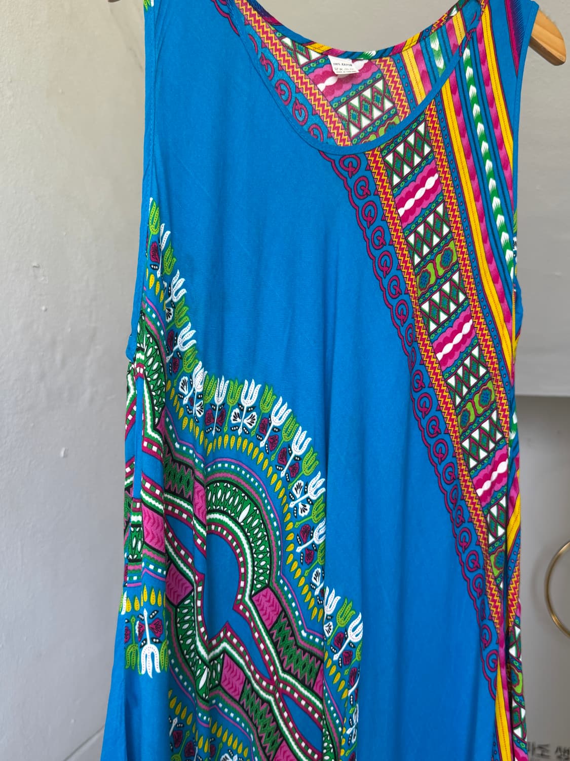 페어리 에스닉 패턴 롱 원피스 상품이미지2