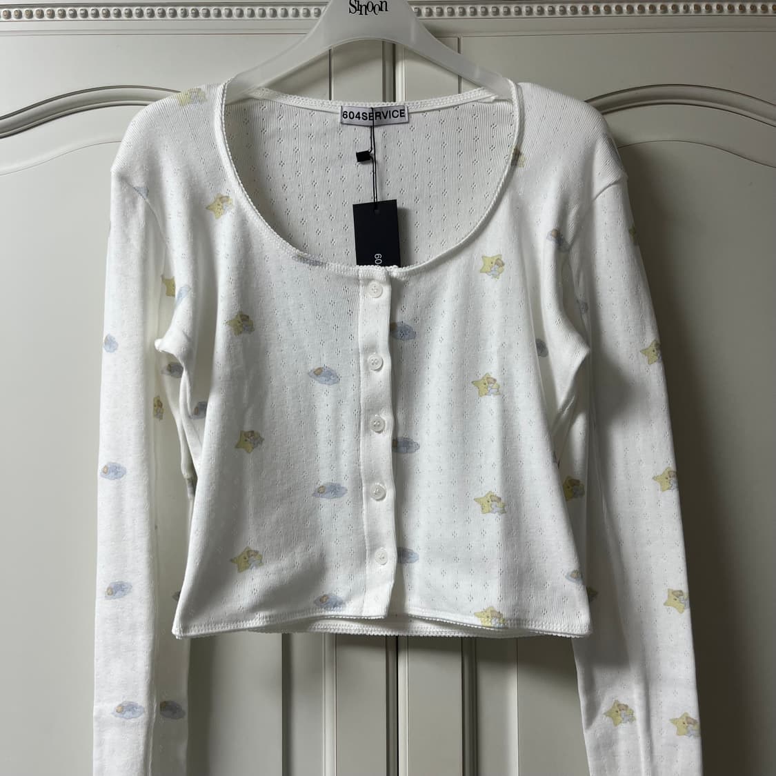 604서비스 BEAR INTARSIA KNIT CARDIGAN 상품이미지4