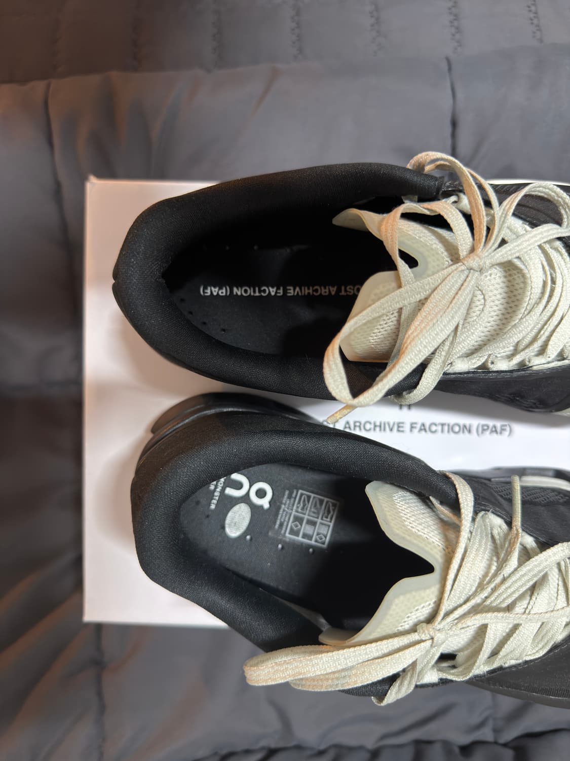 온 러닝 x 포스트 아카이브 팩션 (파프) 클라우드 몬스터 하이퍼 블랙 상품이미지3