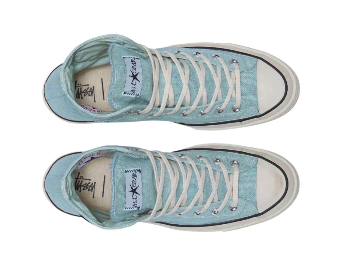 275컨버스 x 스투시 x 아워레가시 워크샵 척 70 하이 풀 블루 상품이미지3