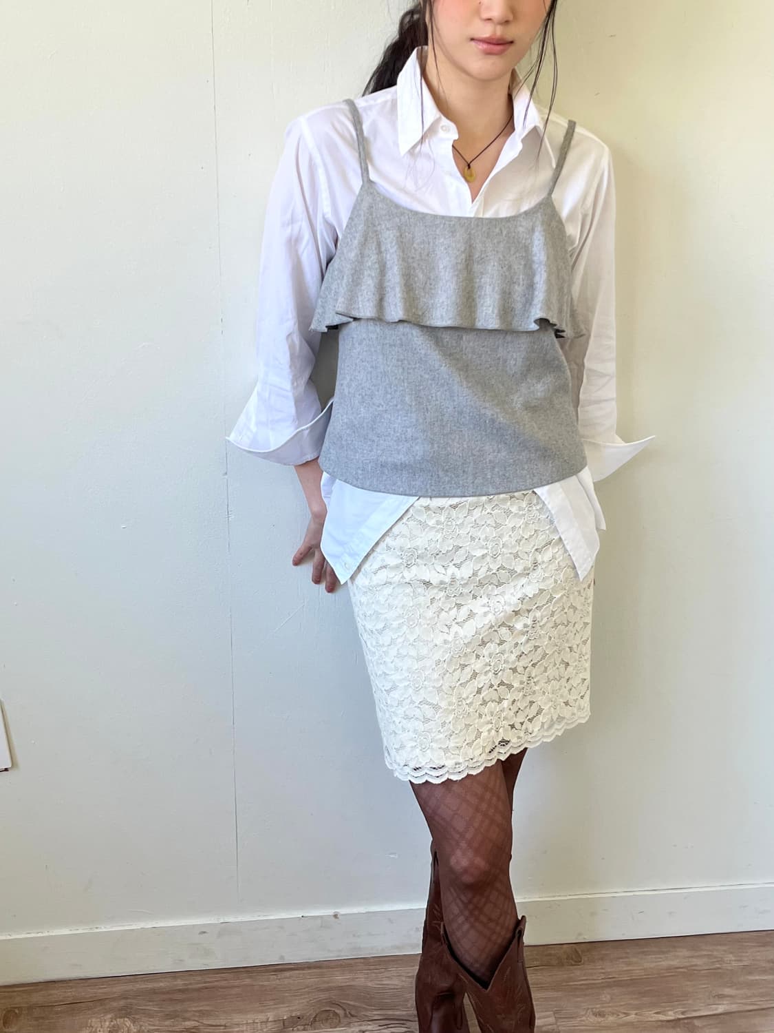 PROPO RTION 프릴 뷔스티에 상품이미지3