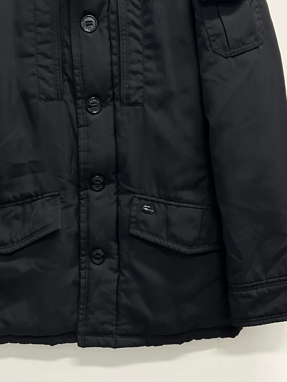 (48/3) 라코스테 나일론 필드 자켓 블랙 상품이미지3