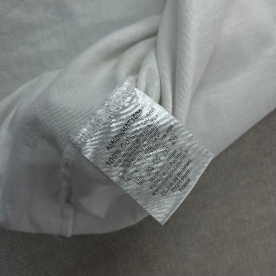 100 메종키츠네 폭스패치 포켓 반팔 티셔츠 상품이미지5