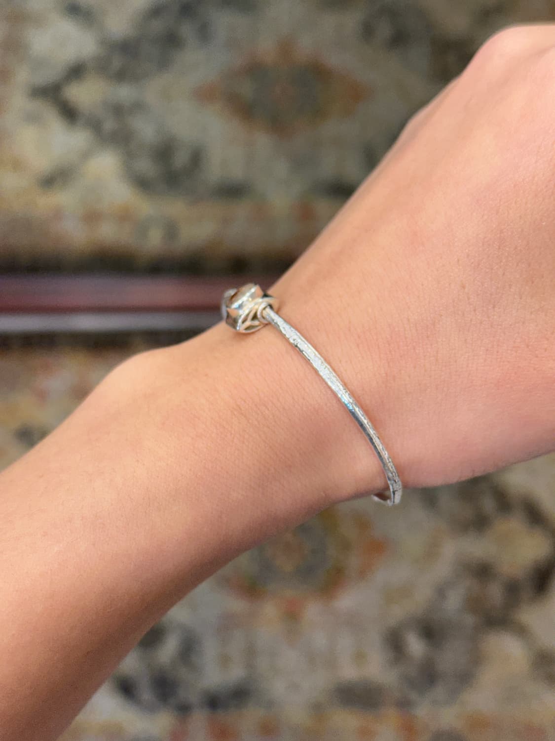 Musta moonstone 925silver bangle 상품이미지4