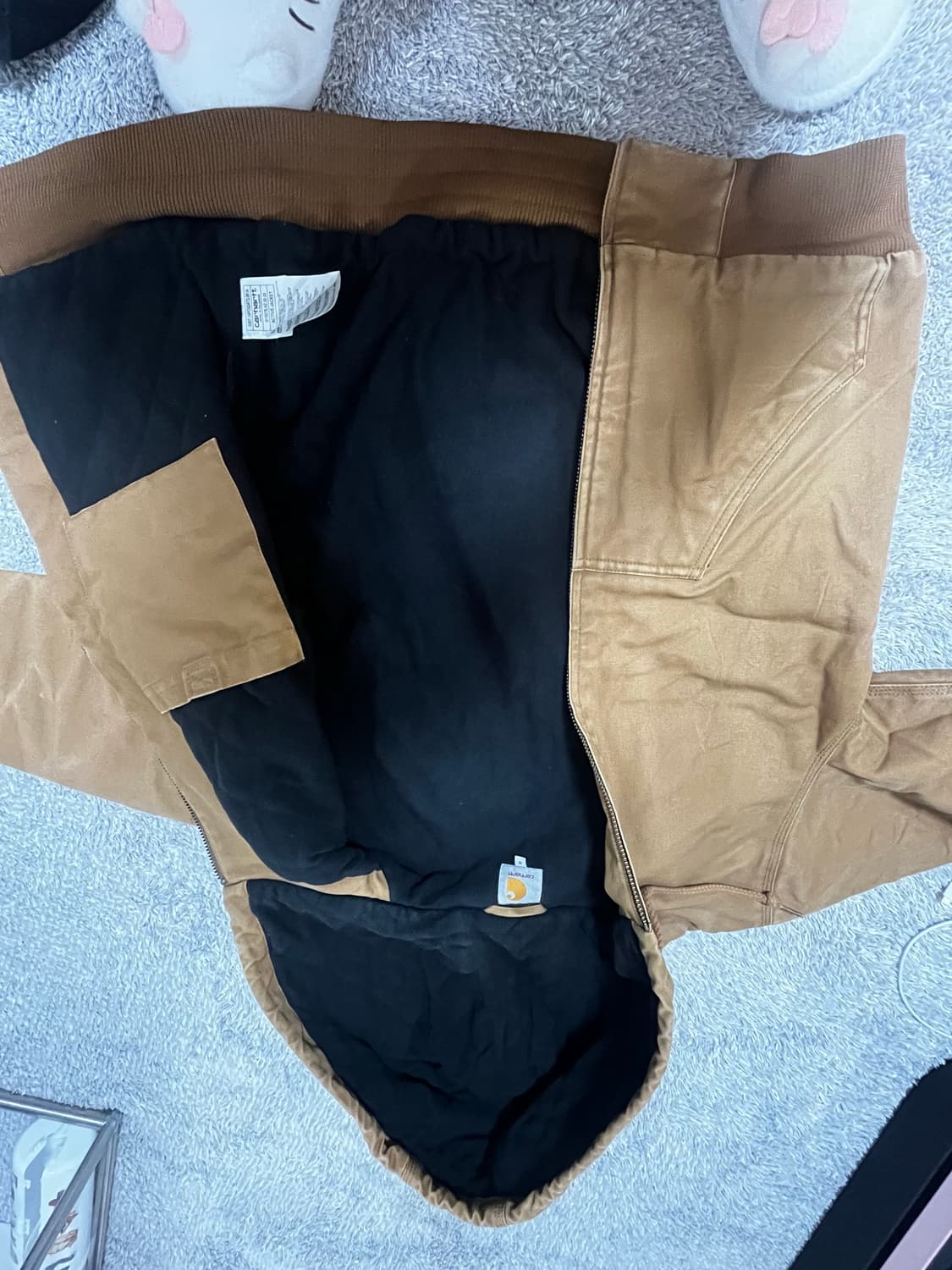 [ Carhartt 액티브 자켓 / 브라운 / 기모 안감] 상품이미지6