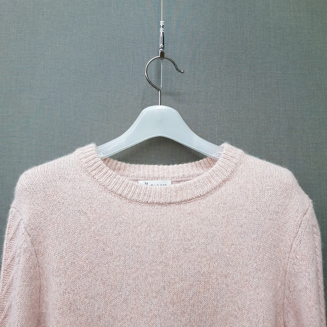 잇미샤 2024 알파카 블렌드 핑크 니트 55사이즈 상품이미지2