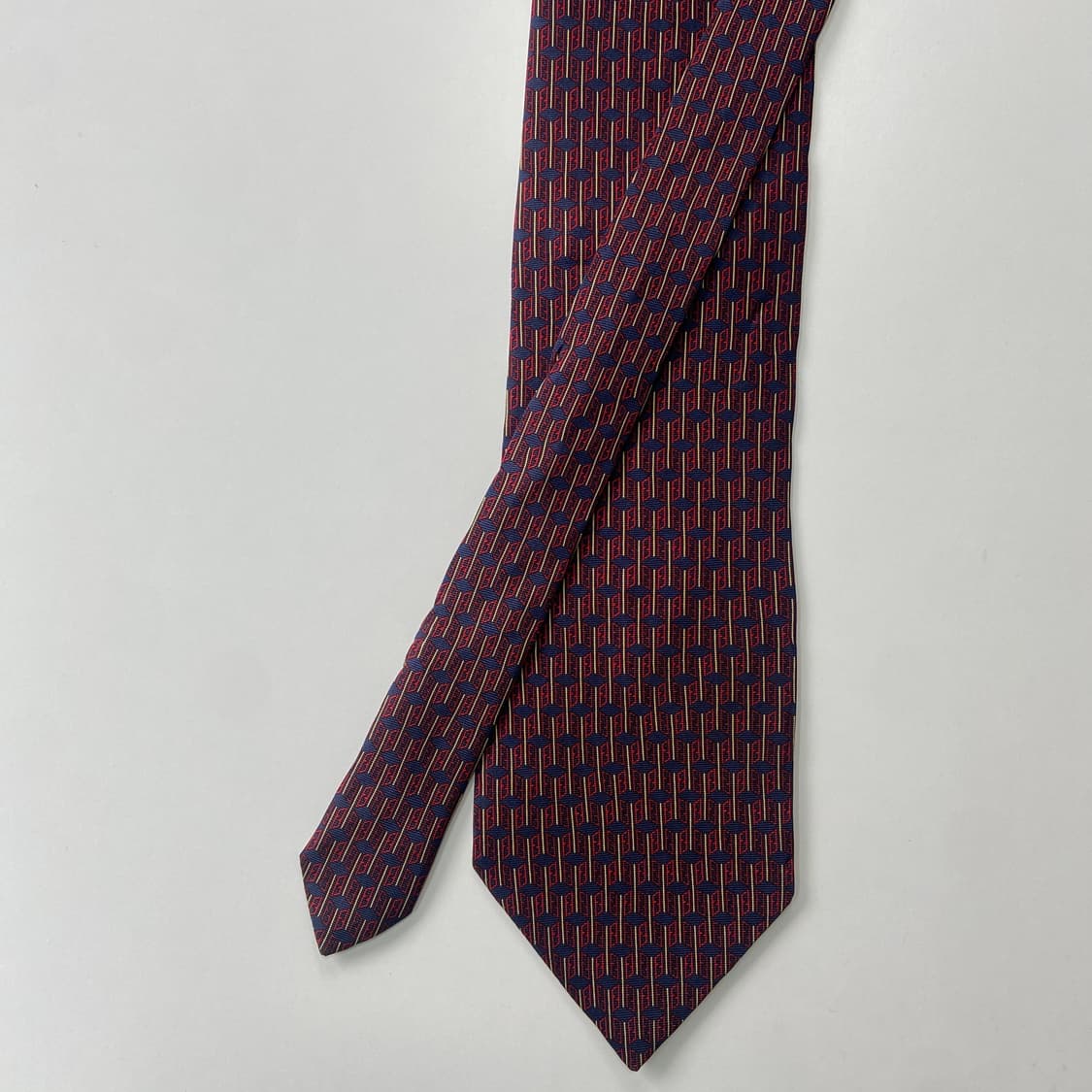 펜디 (FENDI) FF 모노그램 정품 명품 넥타이 상품이미지1