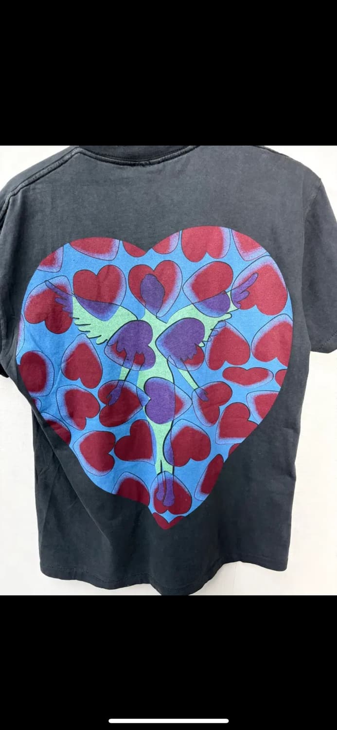 빈티지 너바나 하트 그래픽 반팔 H2522 상품이미지5