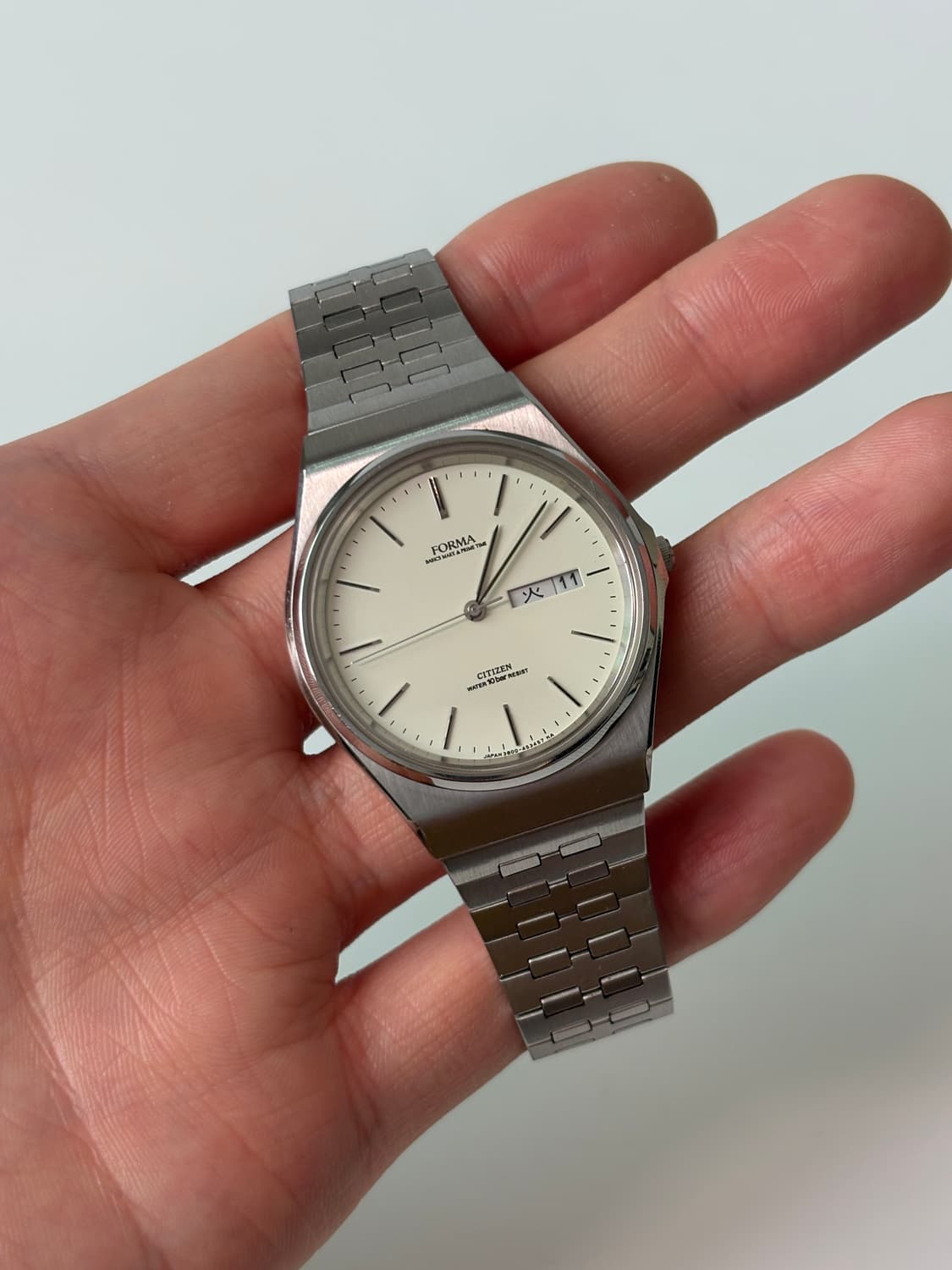 1990s Forma Cream Dial Silver Quartz 상품이미지2