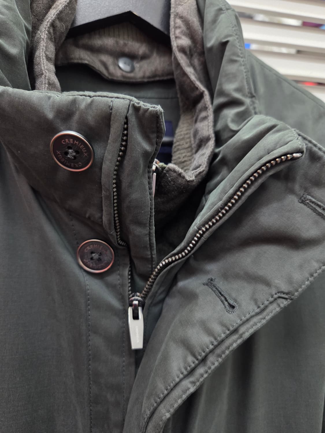 다니엘크레뮤 레이어드 구스다운 패딩 코트 상품이미지5