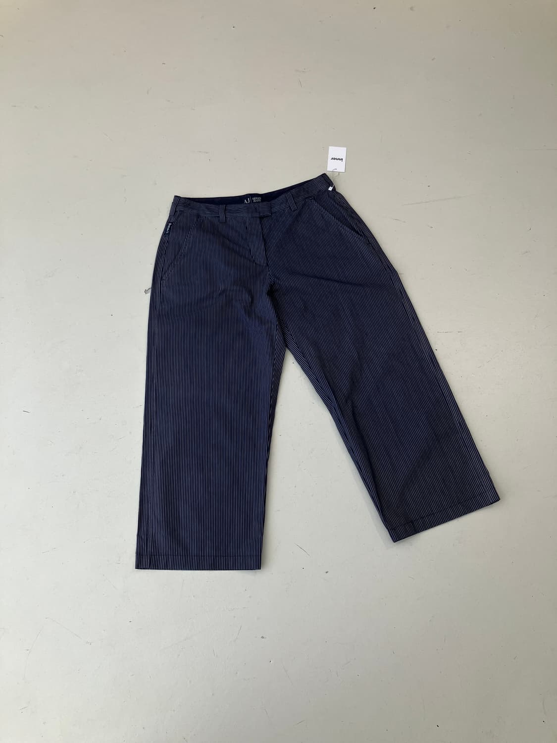 Armani Jeans 스트라이프 크롭 슬랙스 28 상품이미지2