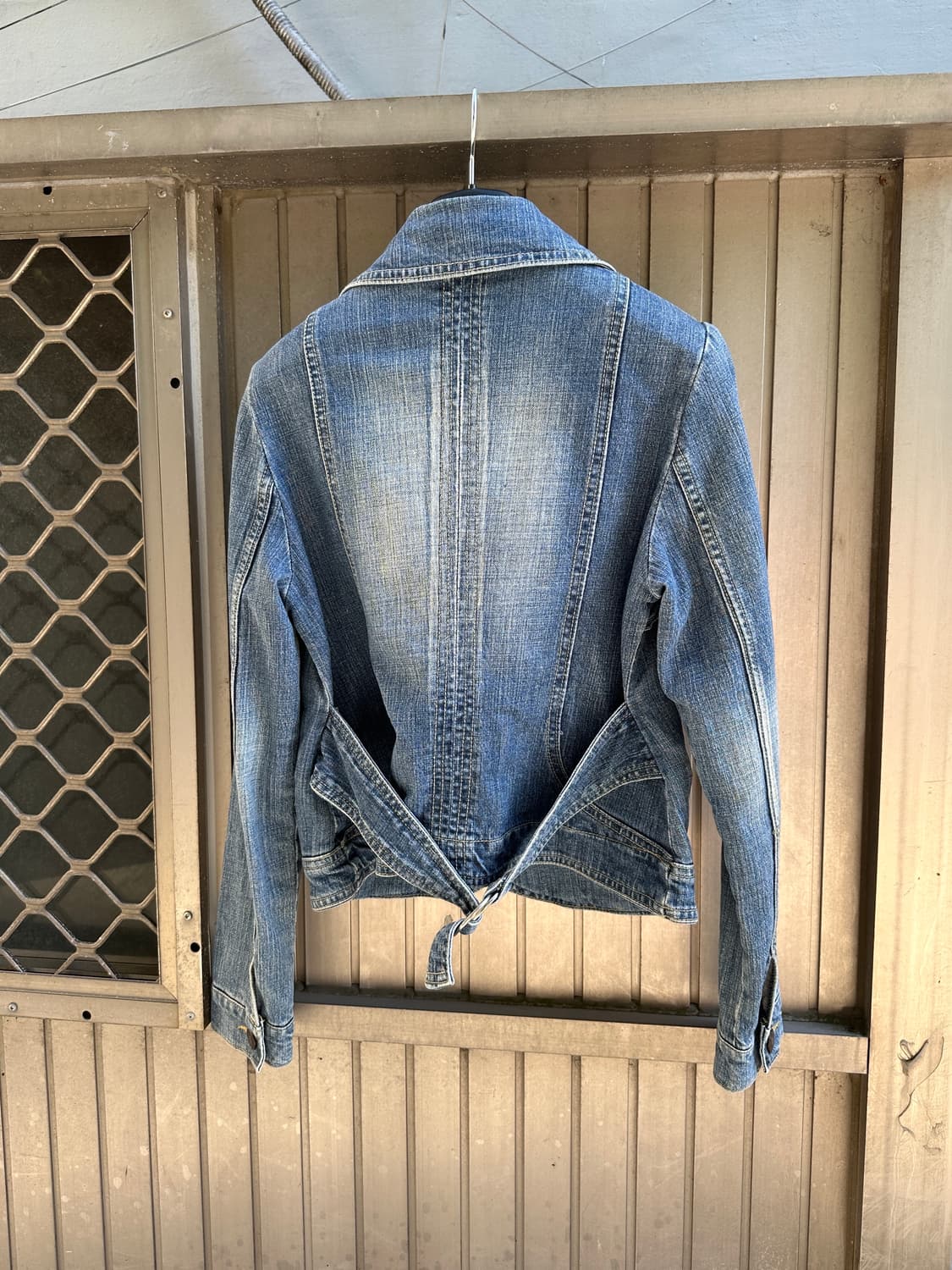 NONE y2k vintage washing denim jacket 상품이미지5