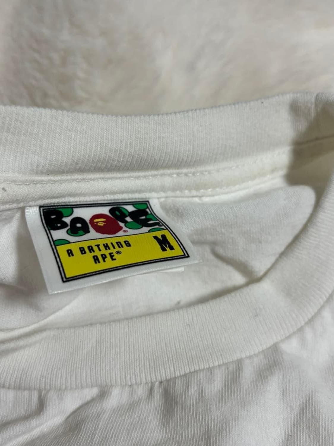 베이프 ABC 카모 베이비 마일로 롱슬리브 티셔츠 상품이미지2