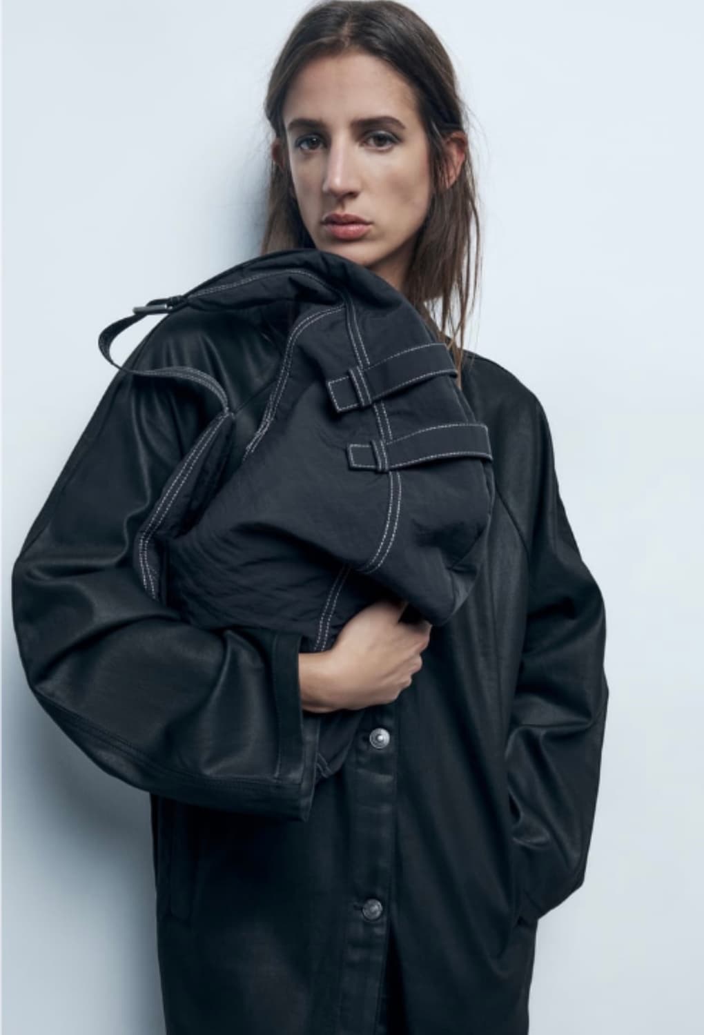 ZARA 패브릭 숄더백 상품이미지6