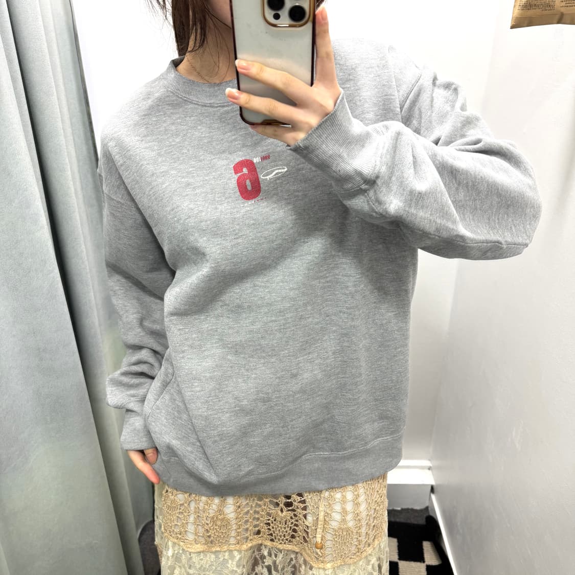 반스그레이 스웻셔츠  상품이미지1